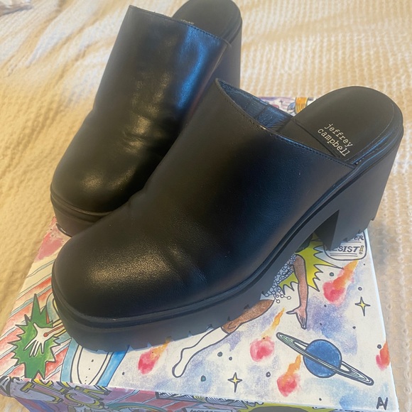 Jeffrey Campbell Deviate Platform Mules - Picture 4 of 5